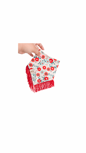 BLOSSOM FRINGE BANDANA